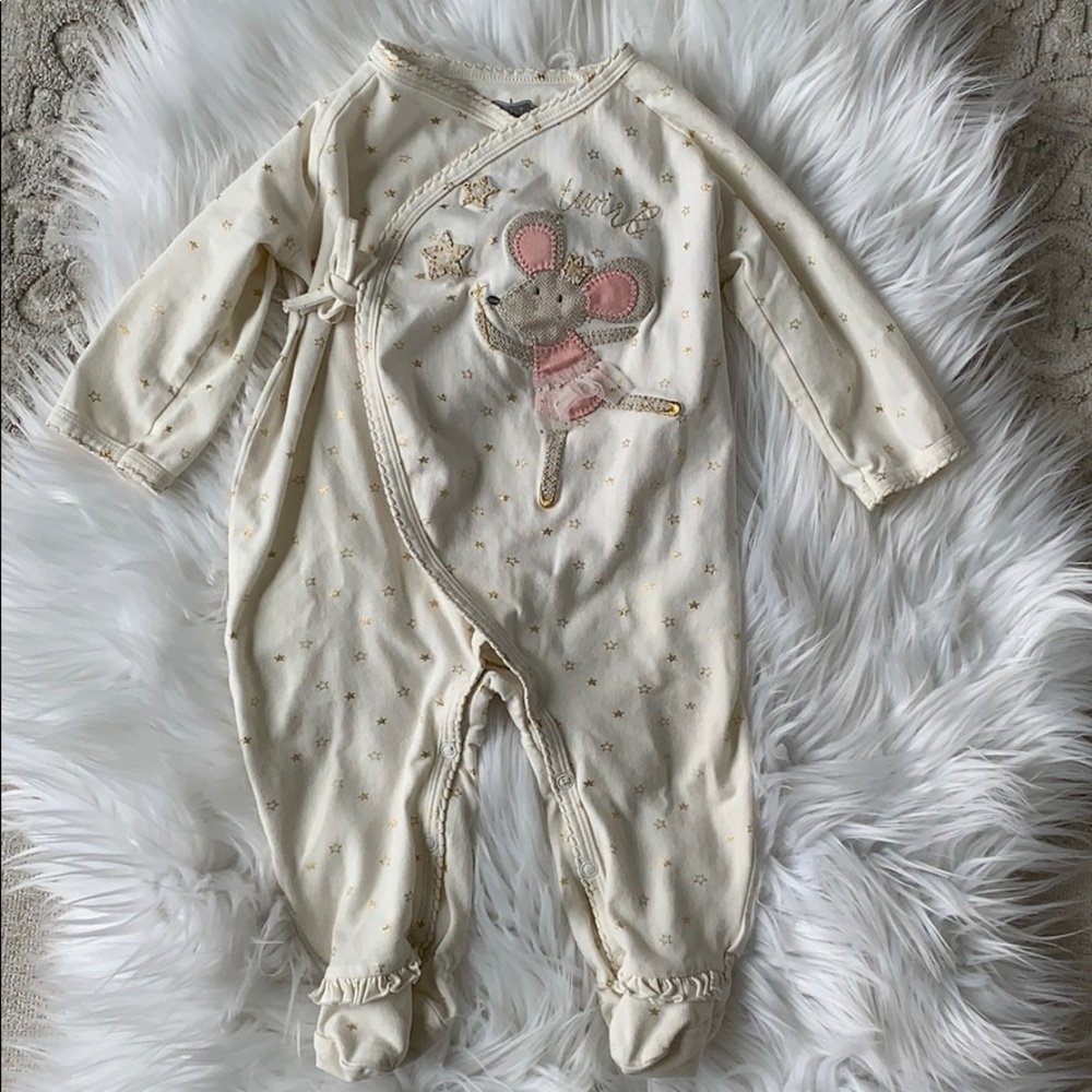 Baby Girl Star Print Pajamas